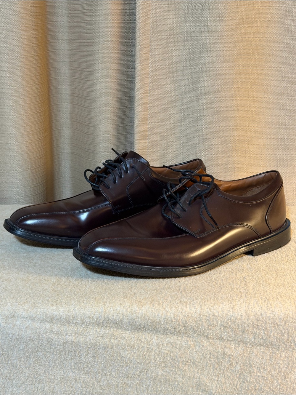 Rockport Men’s Dark Brown Leather Derby Shoes